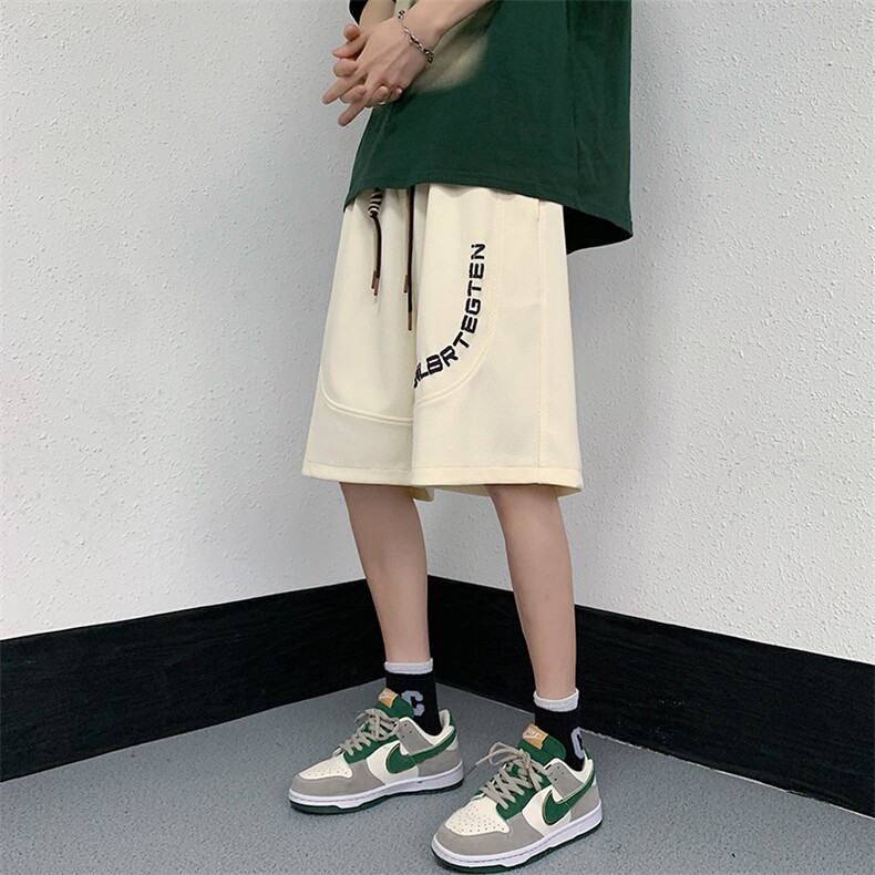 夏季抖音品质直播菠萝纹休闲短裤五分裤313A-1-NK109-P45控58,男装休闲裤,星座808A-1