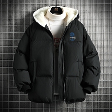 控128加绒面包服男大码羊羔毛衣男MY16274-P100，男装棉衣，电商A040A