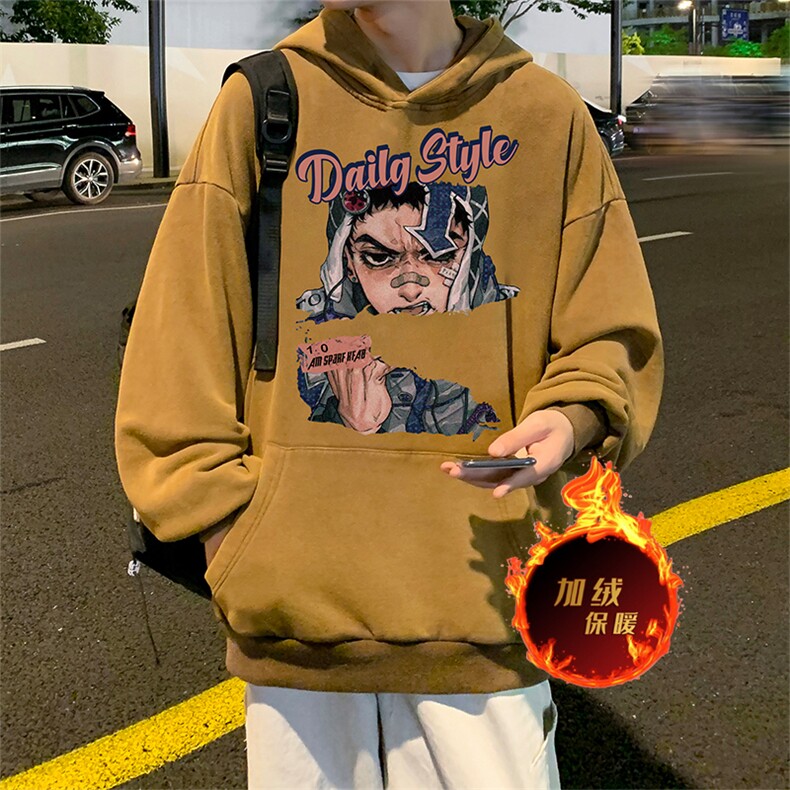 直播品质 500克重磅美式做旧水洗卫衣 SL1505-常规特P55加绒特P65图片