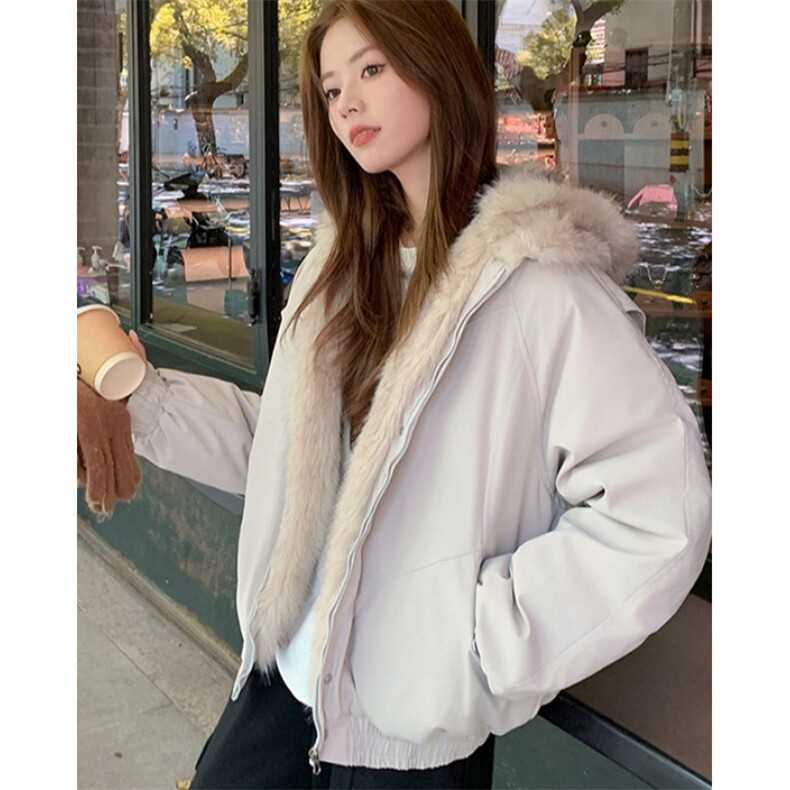 座山雕毛绒连帽棉服男女冬季美式设计感加厚棉衣M2510,男装棉衣,星座1116A（原606A-3）
