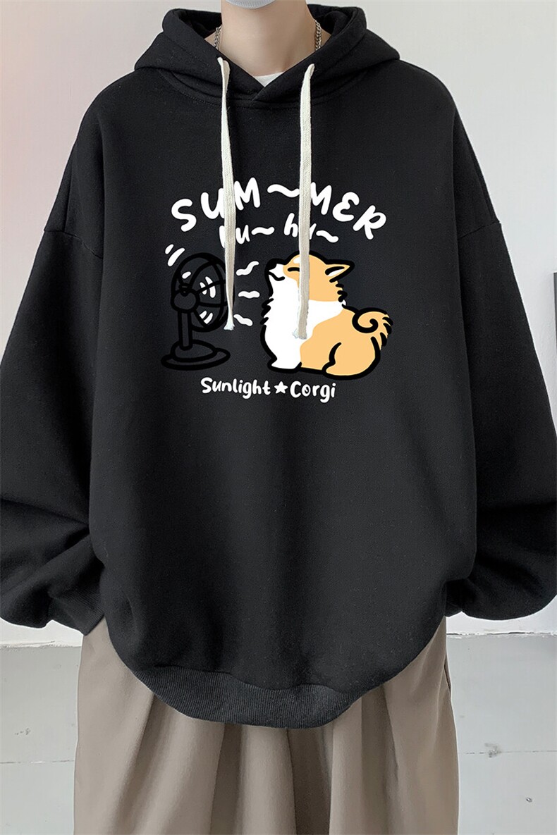 连帽卫衣男大码胖子帽衫大号运动服WY2420-P35,男装卫衣,电商A040