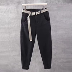 1506A/GD010/P47潮牌男士牛仔裤新款百搭弹力宽松小脚哈伦九分裤，男装牛仔裤，星座1506A