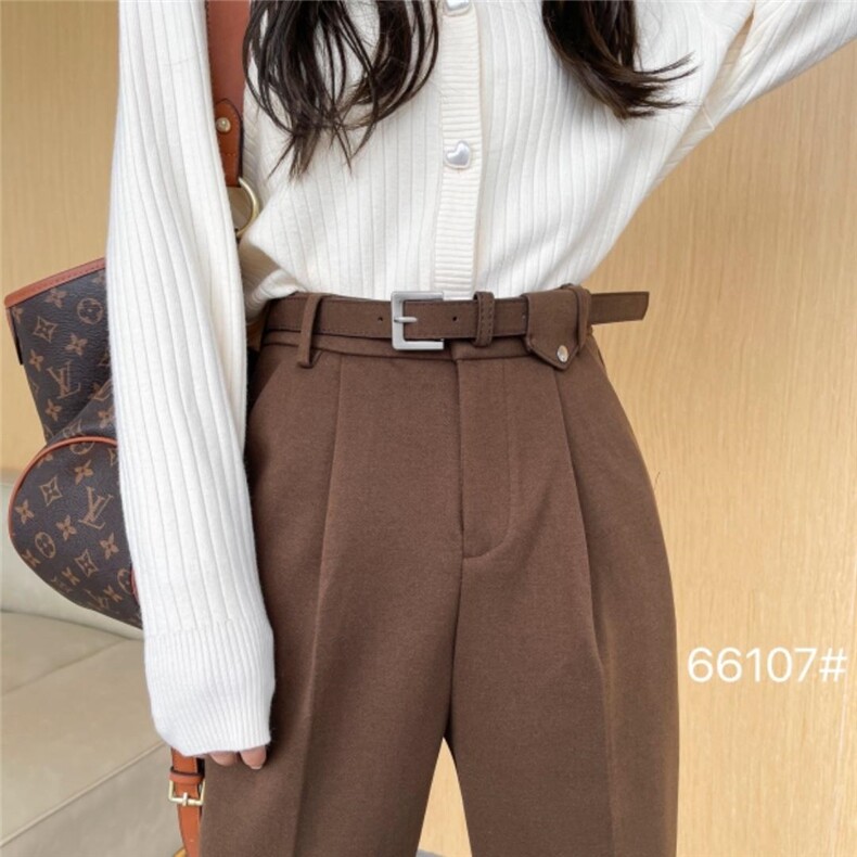 冬季新款尼料拉绒时装裤，其它，千百莲