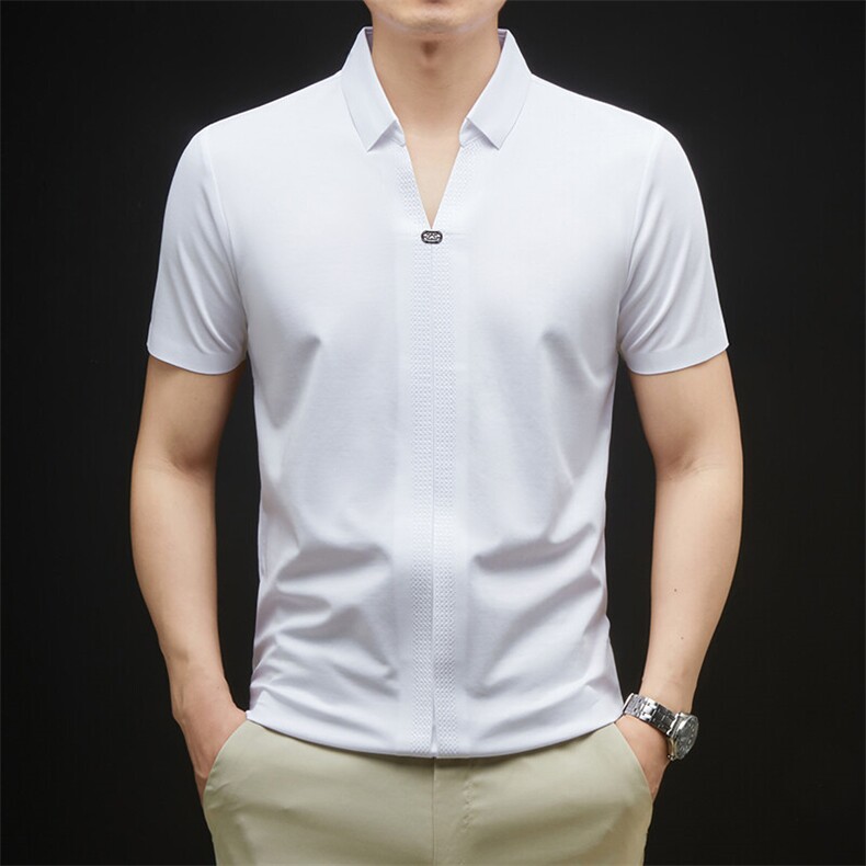 Z5000夏季男士新款短袖T恤青年修身体恤休闲POLO衫,男装T恤,电商B360