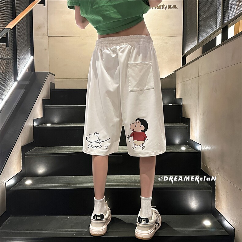 D2012-P33控56抖音潮牌美式篮球裤子大码肥仔高街潮ins七分裤,男装牛仔裤,星座116