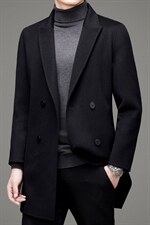 澳洲羊毛大衣男外套中年男士休闲西服领毛呢上衣MNSA2289-P480，男装风衣，电商B212（原钱塘6029）