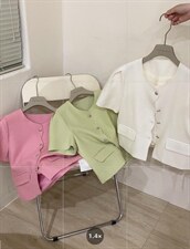 夏季新款薄料小香风外套，其它，唇蔻