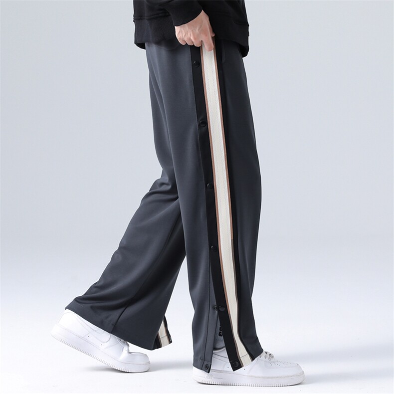 新款男冬季百搭无影墙条纹直筒休闲裤GD8510-P50控78图片