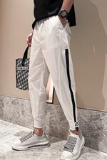 2025夏季新款休闲裤男魔术贴束脚裤潮流薄款拉链九分裤潮牌哈伦,男装休闲裤,电商A327