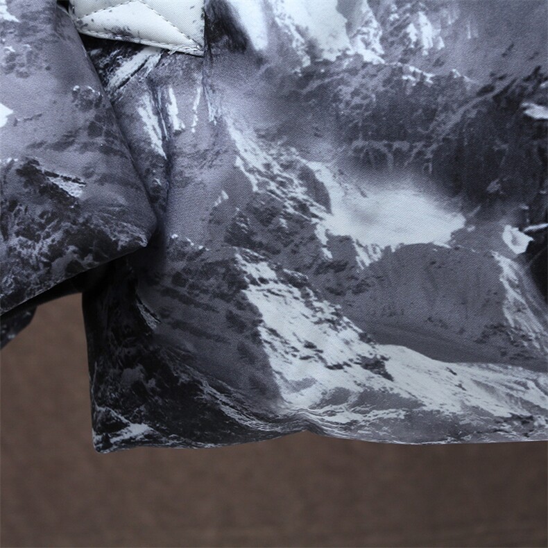现货仓库桥园路连帽轻薄学生雪山渐变色情侣白鸭绒羽绒服外套,男装羽绒服,星座301D-5(原星座1415）