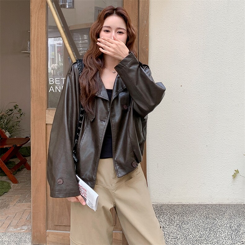 2025秋装新款现货皮衣2C256-101-P145-K218,女装皮衣,2C256