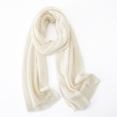 时尚红色针织围巾女士冬季保暖百搭韩版围脖优雅大气，围巾，戎咖羊绒