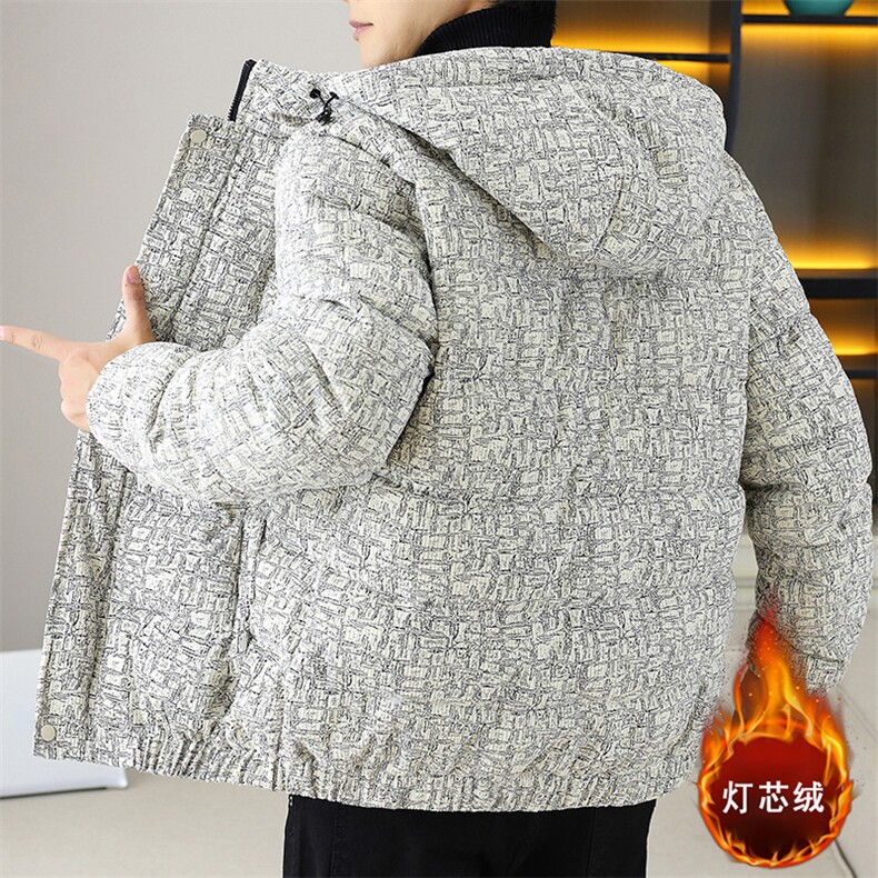 连帽棉服灯芯绒外套男生冬季棉衣情侣装棉袄子XZ212-QMY8002-P90,男装棉衣,星座212