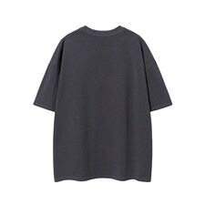 1白底银色立体四芒星印花大码M-5XL短袖T恤男DT77776P23块控特45，男装T恤，星座226-2