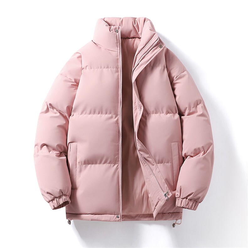 A178-8899-特P45 150D消光防水冬季保暖面包服防寒男装立领外套图片