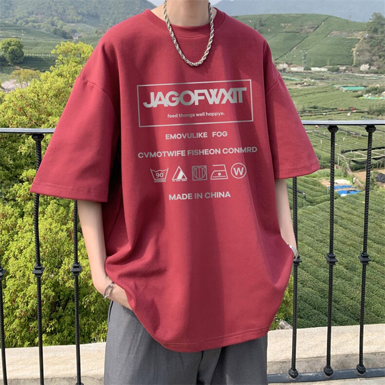 量大优供视频230g重磅纯棉短袖t恤男XT517-特P19,男装T恤,电商B371