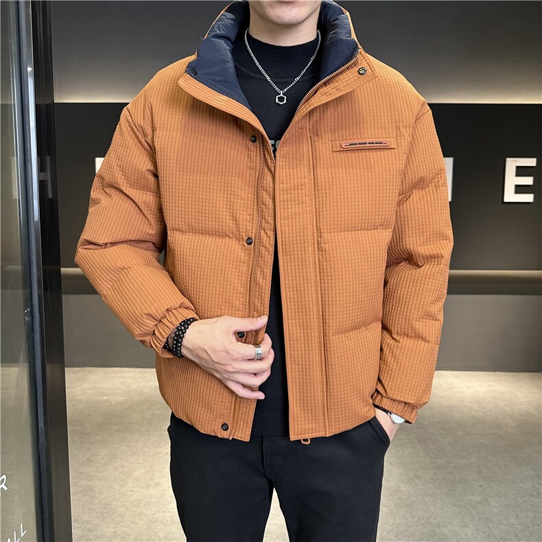 冬季新款时尚百搭白鸭绒加厚保暖韩版羽绒服外套上衣男YR128P170,男装羽绒服,电商B226-2（原B217-2）