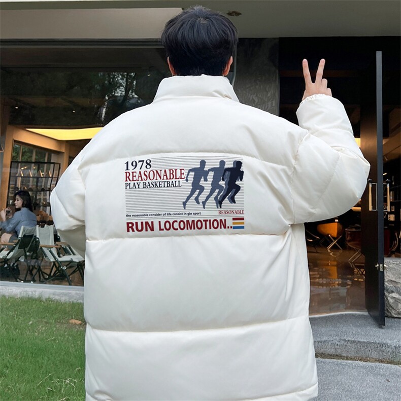 ！2024冬季新款男士复古立领棉衣百搭加绒棉服外套MY129P75图片