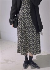 打底碎花裙，其它，驿谷