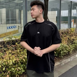 美式短袖T恤女夏季新款设计感休闲宽松圆领半袖上衣潮JTA02-P40