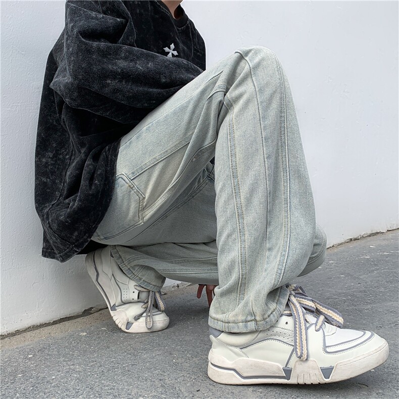 2025春季新款高个子长腿牛仔裤休闲长裤A061-W9987-P60控78,男装牛仔裤,电商A061-1