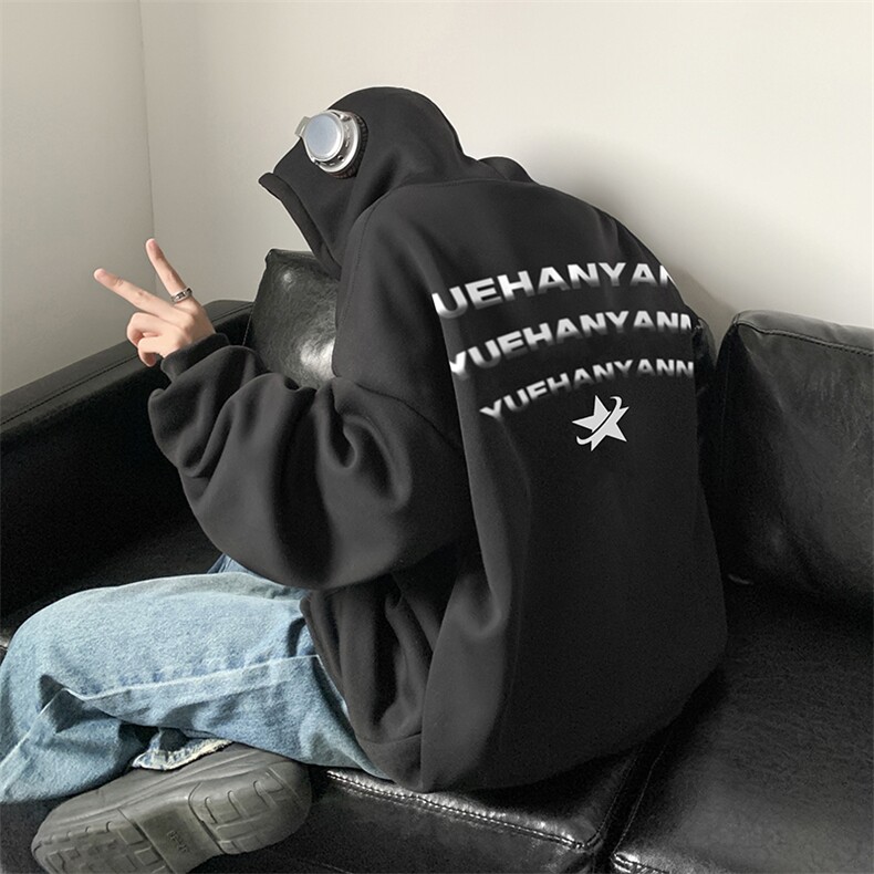 抖音供货、复合重磅360克现货连帽卫衣宽松D223A-WY2399-特P35,男装卫衣,电商019-1