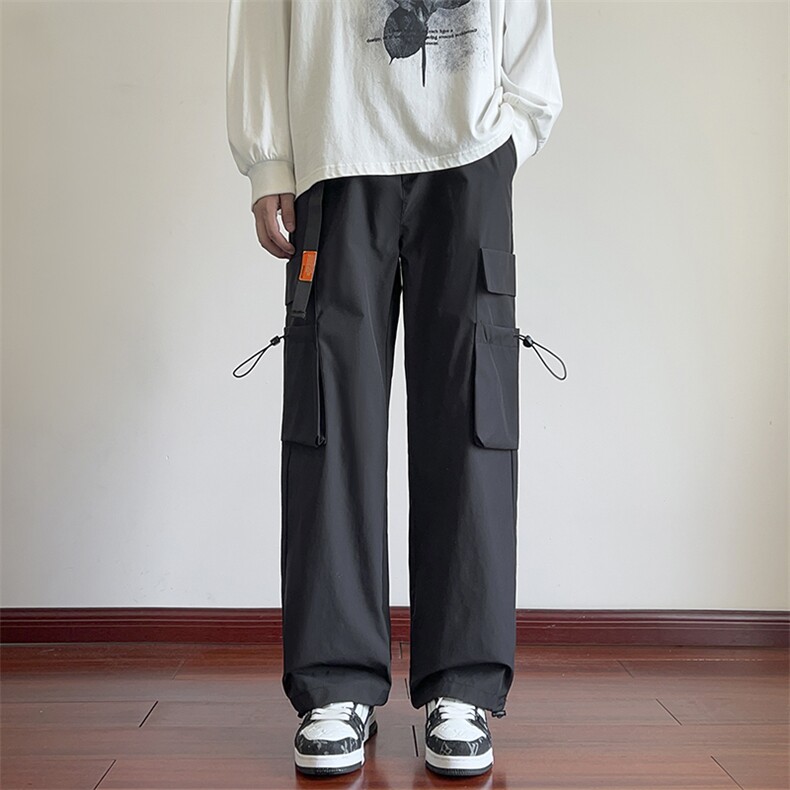 工装户外冲锋裤男秋季男士休闲裤子大口袋潮流A266-KZ8026-P40,男装休闲裤,电商A266