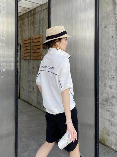 休息时尚短袖上衣，女装，欧倪