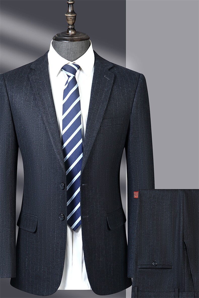 男士2023年春季西服礼服西装修身商务休闲男装西装套装,男装西服套装,电商B360