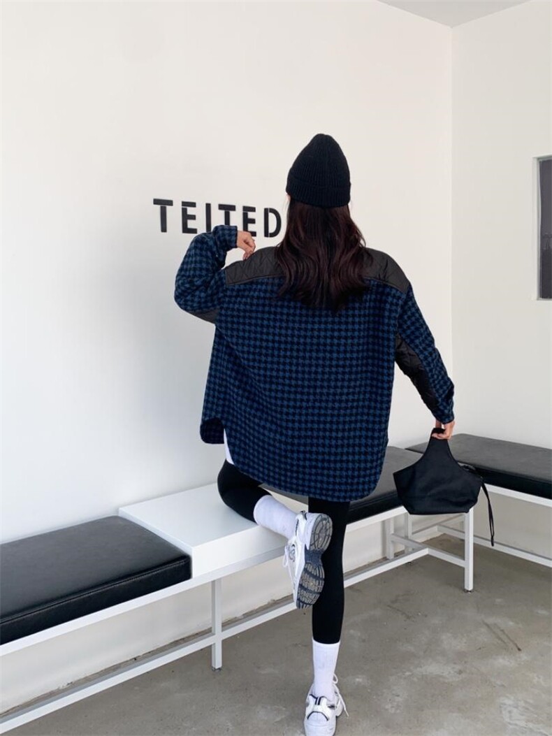 9958款拼接羊毛面料可以外穿还可以配马甲，女装马甲，衣宫主