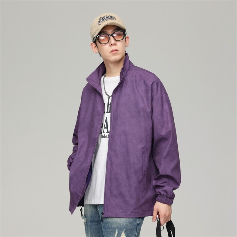 日系口袋机能复古外套宽松休闲教练夹克男冲锋衣cityboy0662P85，男装夹克，电商A400（原B301）