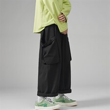 2025秋季装男女款ins潮中性风宽松大筒束脚裤休闲裤K442/P55,男装休闲裤,星座608A