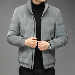 新款冬季立领羽绒服中年男时尚外套爸爸装GSNA21581-P215图片