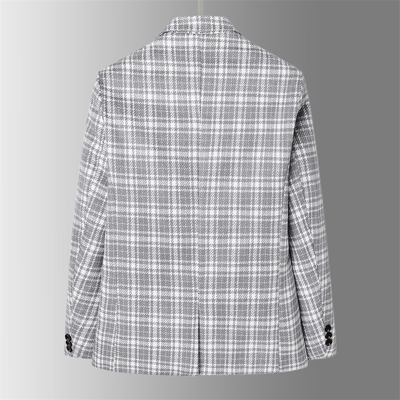 春秋薄款时尚西装韩版格子便服单西男装外套潮电商A056-9980P95,男装西服套装,电商A056