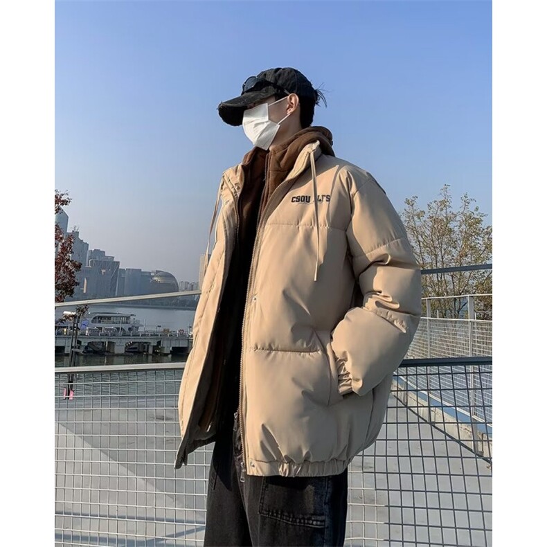 新款棉衣男冬季棉袄外套假两件棉衣FK84P90,男装棉衣,星座1116-2