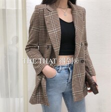 秋冬羊毛呢料西服，其它，得到THETHAT