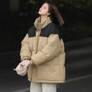 现货中性风棉衣男立领二开撞色加厚棉袄DSA157B-M88888-特P70图片
