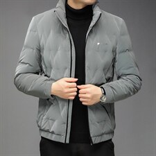 新款冬季立领羽绒服中年男时尚外套爸爸装GSNA21581-P215,男装羽绒服,电商B212（原钱塘6029）