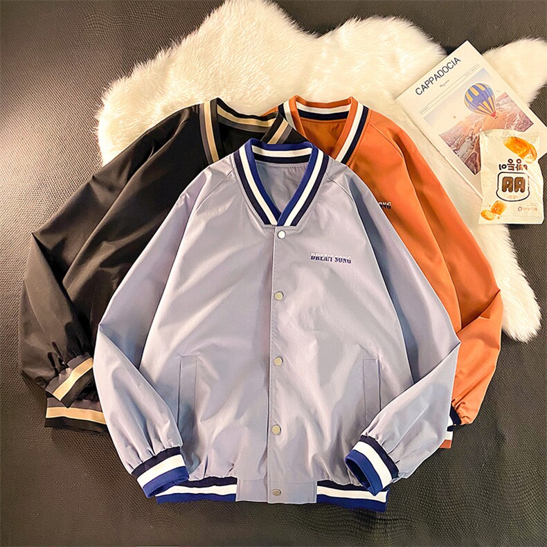 新款上市潮牌男女春季上衣宽松休闲夹克外套CYJK2126-P45,男装夹克,电商A128