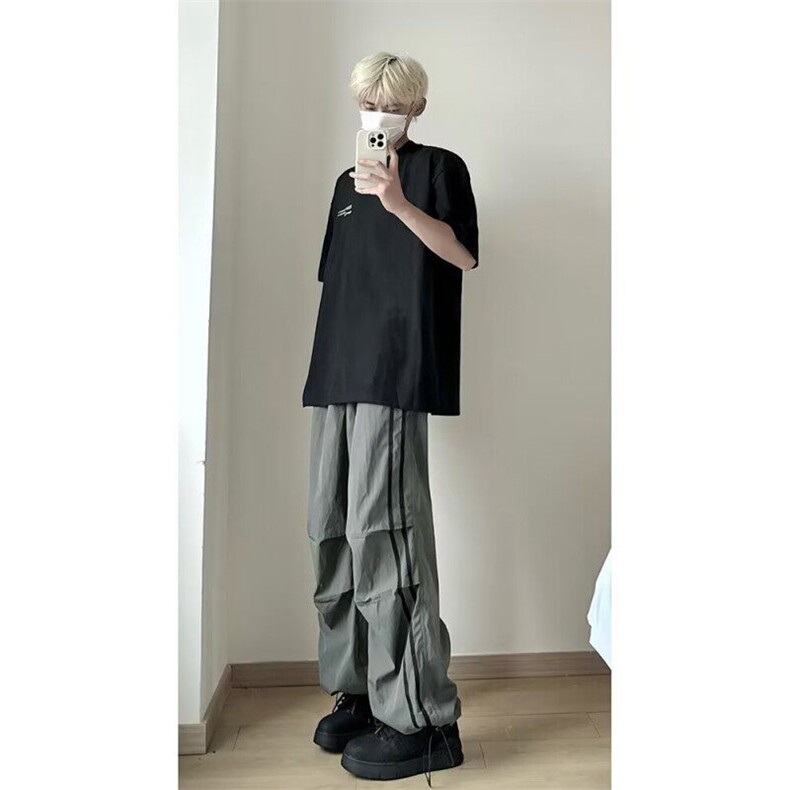 网络图现货工装裤男美式宽松休闲直筒长RWK73-P55图片