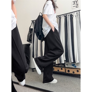 2023对镜自拍百搭舒适显高显瘦休闲卫裤WK70-1特批25-加绒特批35图片