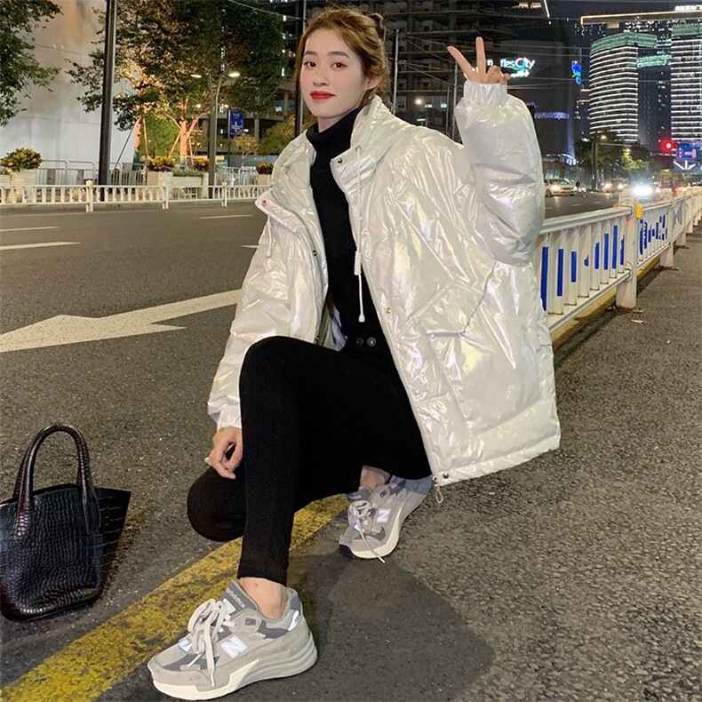 现货亮面炫彩免洗羽绒服中长款外套-305-款号A211-P225K359,女装羽绒服,浙宝305
