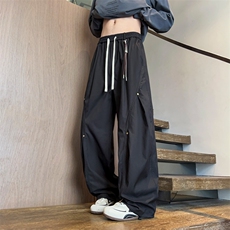 春季现货男女同款直筒休闲裤DSA157B-K2601-P47，男装休闲裤，电商A157B