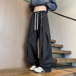春季现货男女同款直筒休闲裤DSA157B-K2601-P47图片