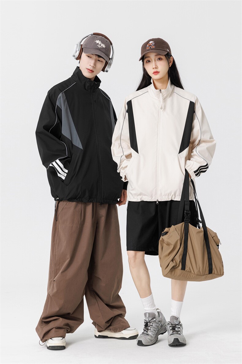 秋季新款中性风三防户外夹克男立领冲锋衣外套DSA157B-JK1563-P75,男装夹克,电商A157B