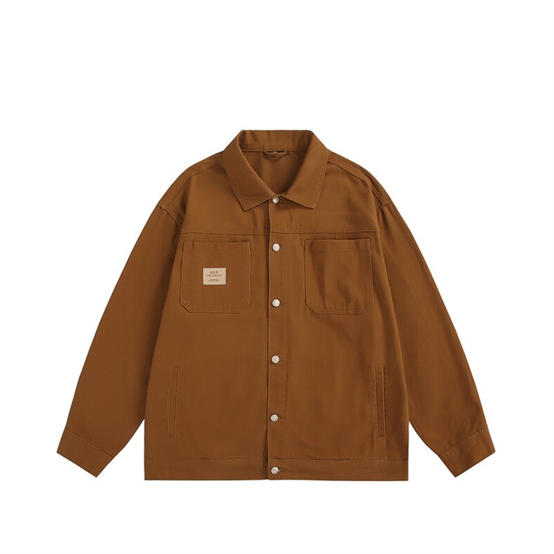 25春季新款休闲工装全棉潮流牛仔水洗夹克外套N302/P98148,男装工装外套,星座202-1