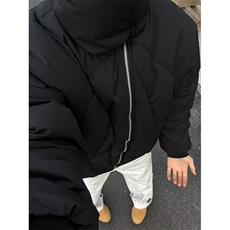 美式立领盔甲围脖宽松百搭棉衣-ZM082-P95，男装棉衣，星座313A(原308A-2)
