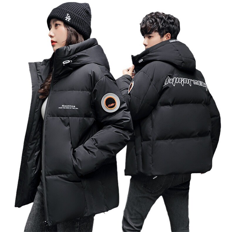 2023羽绒服男女同款情侣款短款连帽雪山渐变色外套加厚yr28-P90,男装羽绒服,星座1210A