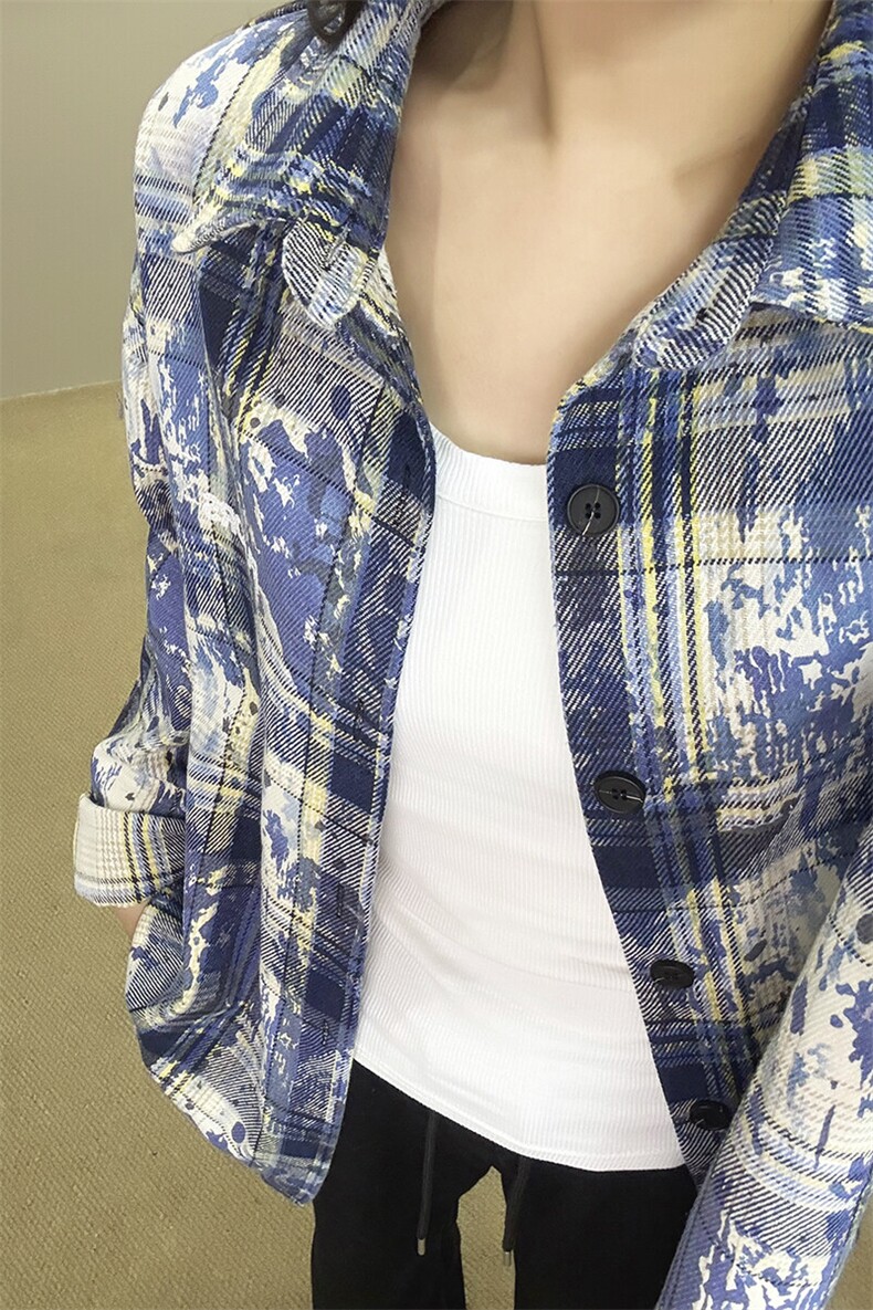 潮牌高街个性衬衫潮流宽松休闲上衣A086-CS2212-特批价30,男装衬衫,电商基地A086