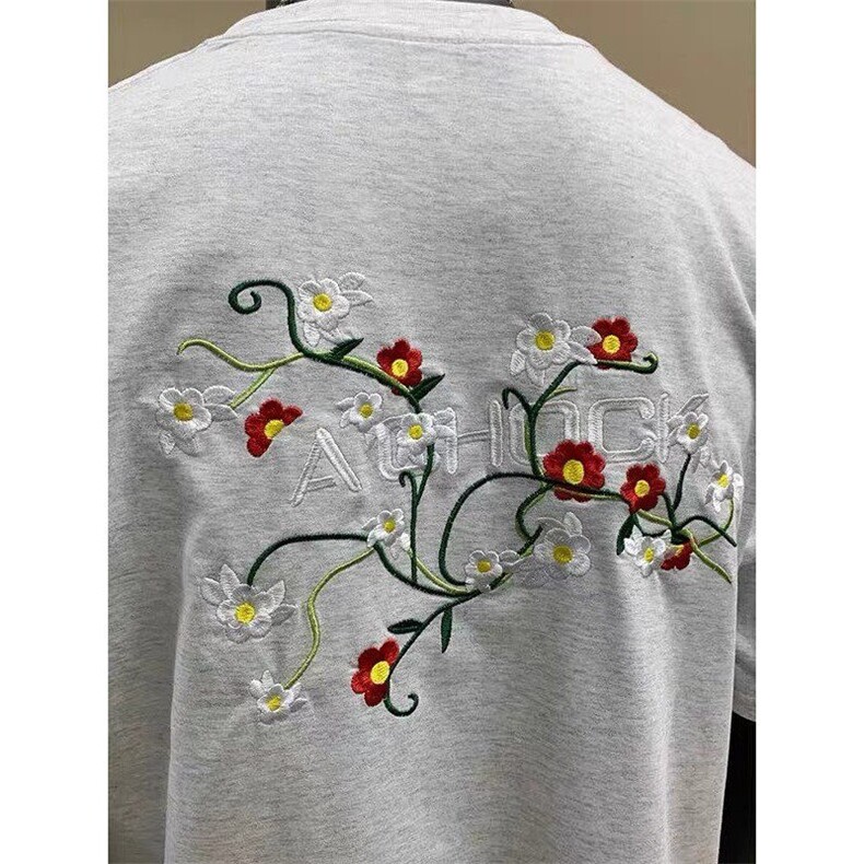 刺绣纯棉潮牌刺绣短袖ZX0154-P35,男装T恤,星座313A(原308A-2)